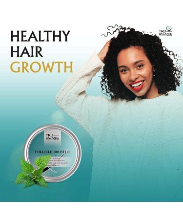 TRU BALANCE Follicle Booster Hair Growth Balm - Natural Scalp Nourishment for Hair Regrowth - DHT Blocker for Men & Women - Buy Online on GoSupps.com