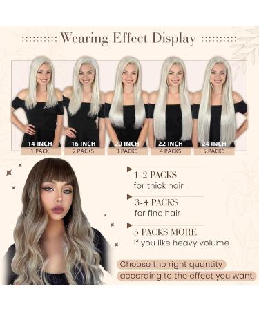 Buy Hetto Balayage Ash Brown Tape-In Extensions | Real Hair Silky Smooth 45cm 50g - #3/8/22 for Natural Look - Buy Online on GoSupps.com