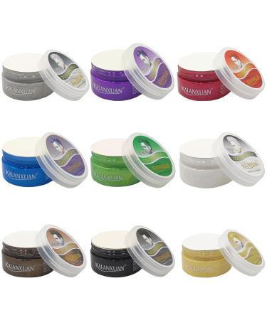 Buy KOWLOON Hair Color Wax - Natural Instant Hairstyle Cream for Men & Women | 3.52 oz Pomade for Party Cosplay & Halloween - Buy Online on GoSupps.com