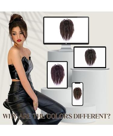 PORSMEER Dark Brown Claw Clip Ponytail Hair Extension - 10 inch - Buy Online on GoSupps.com