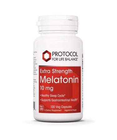 Protocol for Life Balance Melatonin Extra Strength 10 mg 100 Veg Capsules