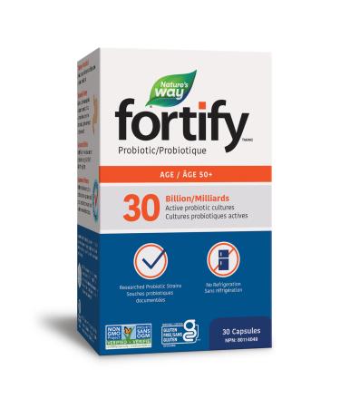 Nature's Way Fortify 30 Billion Age 50+ Probiotic / 30 Veg Caps