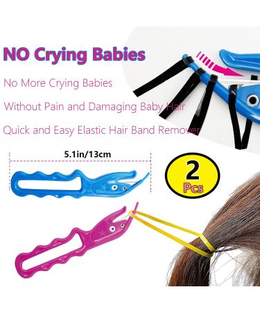 1000Pcs Elastic Hair Bands & Hair Accessories Set for Toddler Girls - Buy Online on GoSupps.com