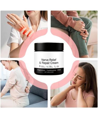 Soothing Nerve Balm - Moisturizing Repair Balm 120g | Natural and Organic Cream - for Feet Hands Legs Arms Lower Back Neck Men and Women - Buy Online on GoSupps.com