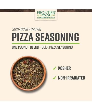 Frontier Natural Products Pizza Seasoning 16 oz - Premium Pizza Spice Blend - Buy Online on GoSupps.com