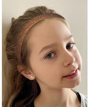 Doboi 15 Colors Sparkle Toddler Headbands - Glitter Thin Head Bands for Girls - No Slip Fashion Hairbands - Buy Online on GoSupps.com