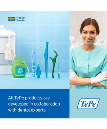 TEPE Interspace Soft Angled Toothbrush with Pointed Tuft - 1 Handle, 12 Detachable Brush Tips - Buy Online on GoSupps.com