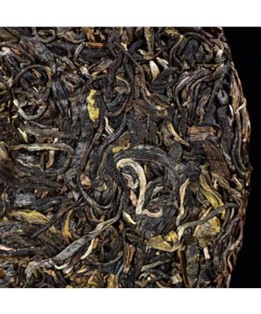 HQZM 357g Yunnan Menghai Bulang Mountain Qiaomu Ancient Tree Pu Erh Raw Tea Ancient Charm of Dark Tea - Buy Online on GoSupps.com