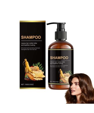 XUSHAOLUN Nourishing Hair Growth Shampoo for Oil Control and Scalp Care Formulated with Ginseng Polygonum Multiflorum & Rosemary 3.53 oz Hair