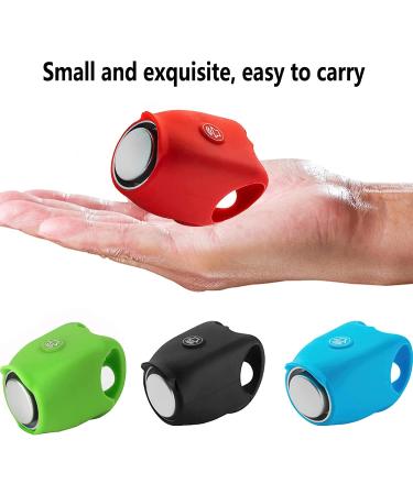 120dB Electric Bike Horn: Super Loud Waterproof Bell with 6 Sound Modes for Adults & Kids - Red - Buy Online on GoSupps.com