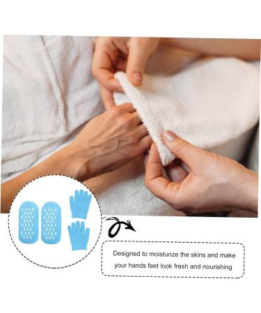 HAPINARY Toeless Gel Socks Moisturizing Heel Socks Gel Heel Sleeves Boho Alligator Hair Clips Moisturizing Gel Gloves Cosmetology Kit Moisturizing Gloves Spa Gel Socks Hand - Buy Online on GoSupps.com