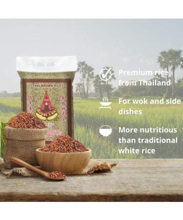 Buy Royal Thai Brown Long Grain Fragrant Rice - 1 KG | Premium Quality International Shipping - Buy Online on GoSupps.com