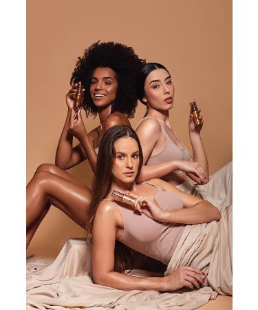 PHOERA Body Luminizer Waterproof Glow Moisturizer for Face & Body - Rose Gold Illuminating Highlighter - Buy Online on GoSupps.com