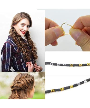 Dreadlock Accessories Set - 95 PCS Handmade Crystal Wire Wrapped Adornments for Butterfly Braids and Feathers - Hair Coils, Rings, Cuffs, and Jewelry - Buy Online on GoSupps.com