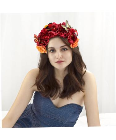 Mikinona Artificial Headband Headband Hair Accessories Goth Decor Hair Bands Fabric Headdress Vacation Gothic Boho Decor Butterfly Fascinator Decorations Bohemia - Buy Online on GoSupps.com