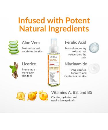 Buy Kojic Acid Facial Toner | Skin Clarifying Hydrating Mist with Glycolic Acid Niacinamide & Aloe Vera - 3.38 Fl Oz - International Shipping - Buy Online on GoSupps.com