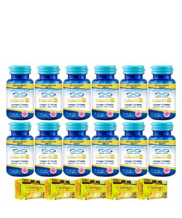 30Tablets Japan Active Colla Vit E 1000+ Collagen Tri-Peptide Nourish Moisture Skin by Newway Set 12 No0954562415 By Beautygoodshop Get Free For You Beauty Gifts
