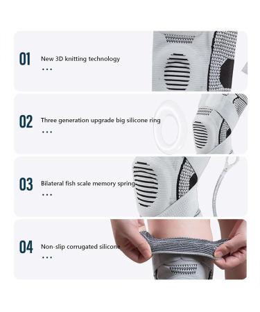 Buy 2024 Genetic Compression Knee Brace for Men & Women | Supports ACL Meniscal Tear Arthritis | Optimal Comfort for Sports & Recovery - Buy Online on GoSupps.com