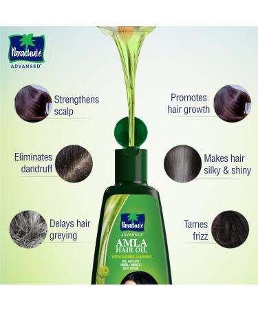 Parachute Advansed Amla Hair Oil with Coconut & Almond 190ml | For All Hair Types - Buy Online on GoSupps.com