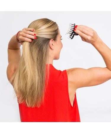 Revlon Strong Hold Hair Claw Clips Brown/Black 2 Count - Pack of 1 - Buy Online on GoSupps.com