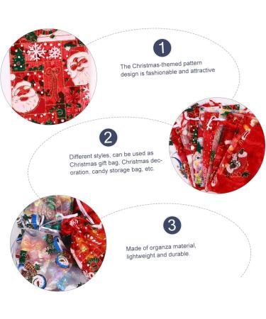 PLAFOPE 36pcs Christmas Cheesy Bag Clear Bags The Xmas Favor Bag Wrapping Bags Jewelry Elk 10X15CM As Shown - Buy Online on GoSupps.com