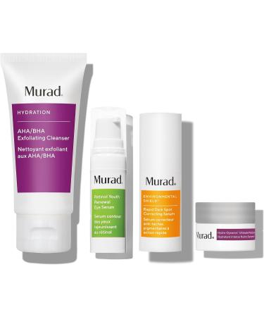 Murad The Recovery Specialists - 4-Piece Set (Worth 83) - AHA/BHA Exfoliating Cleanser 60ml Rapid Dark Spot Correcting Serum 10ml Retinol Eye Serum 5ml Hydro-Dynamic Moisturiser 7.5ml - Buy Online on GoSupps.com