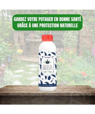 PLANTAWA Long Lasting Neem Oil Plant & Natural Ingredients 100% Pure Virgin Cold Pressed for Cosmetics Skin Hair & Plants Non-Toxic (1 Liter) - Buy Online on GoSupps.com