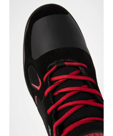 Gorilla Wear Troy High Top Bodybuilding Shoes for Men - Black/Red Sport Training & Workout Footwear - Comfortable & Stylish - EU Size 38 - Buy Online on GoSupps.com