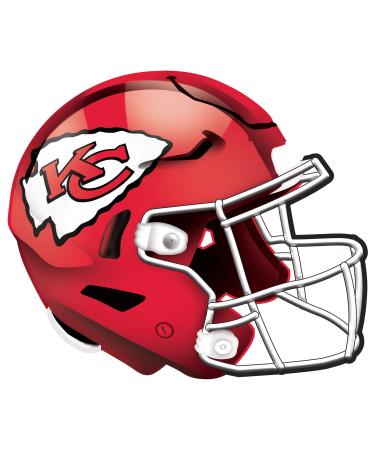 Fan Creations NFL Kansas City Chiefs Unisex Kansas City Chiefs Authentic Helmet, Team Color, 12 inch, (N1008-KCC)