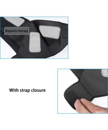 Self Heating Double Shoulder Support Brace Shoulder Warmer Self-Heating Shoulder Pad Magnetic Therapy Thermal Self Heating Shoulder Wrap Brace Protector for Relief of Pain Sore Muscles Stress - Buy Online on GoSupps.com