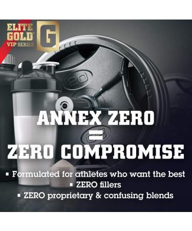 Buy Elite Gold VIP Series Annex Zero Whey Protein Powder - Chocolate & Peanut Butter 2lb Tub | High BCAAs & Amino Acids for Optimal Performance - International Shipping Available - Buy Online on GoSupps.com