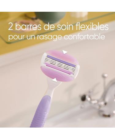 Gillette Venus Comfortglide Breeze Blade Refills X4 For Women 3 Blades - Buy Online on GoSupps.com