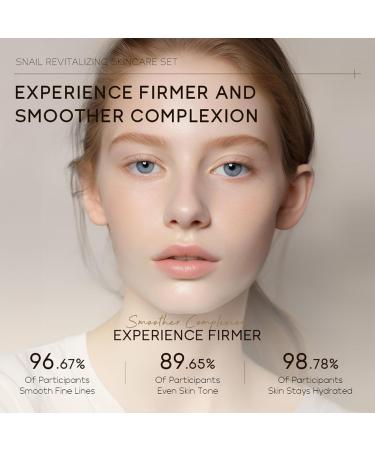 Skin Care For Teenage Girls Snail Skincare Sets Facial Kit Pamper Sets For Women Gifts Skin Care Sets & Kits Face Cream Face Serum Eye Cream Snail Travel Kit gift Set For Valentine's Day - Buy Online on GoSupps.com