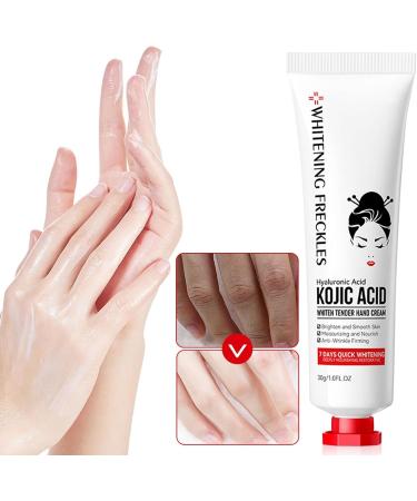 Kojic Acid Hand Cream Kojic Acid Cream Kojic Acid Cream for Hands Moisturizing Nourishing Hydrating Hand Creams Improve Dry Smoothing Skin Beauty Hands Winter Skin Care (3) - Buy Online on GoSupps.com