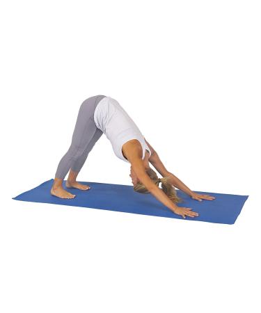Sunny Health & Fitness Non-Slip Thick and Wide Exercise Yoga Mat - Size 68 in x 24 in Blue