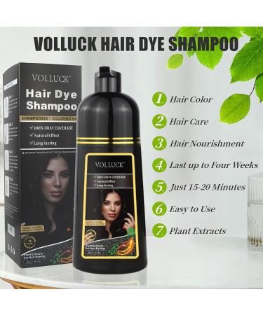3-In-1 Hair Coloring Shampoo for Gray Coverage - Light Brown Hair Dye for Men & Women | 16.9 Fl Oz - Shop Now - Buy Online on GoSupps.com