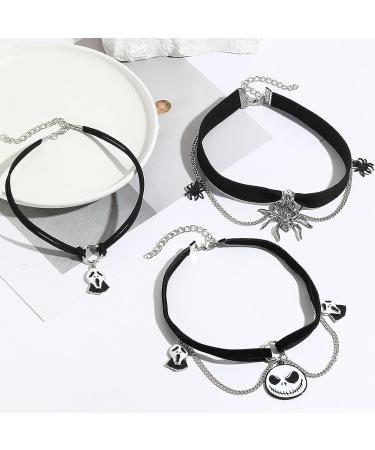 Kuaiyiju Fashionable Halloween Necklace - Spider Bat Pumpkin & Pearl Jewelry for Parties - Buy Online on GoSupps.com