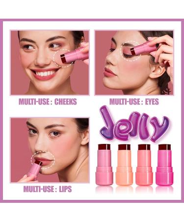 Water Jelly Tint Stick - Cooling Lip Gloss & Blush Makeup | Waterproof Long Lasting & Buildable Finish - International Shipping Available - Buy Online on GoSupps.com