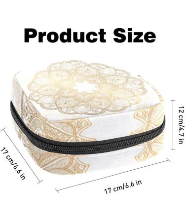 Stylish Storage Bags for Women's Bandages | Golden Mandala Menstrual Cup & More - Perfect for First Period Essentials - Buy Online on GoSupps.com