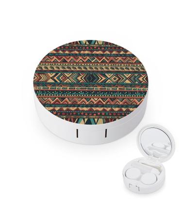 Contact Lens Case Native American Portable Travel Contact Lens Box Contact Lens Storage Box