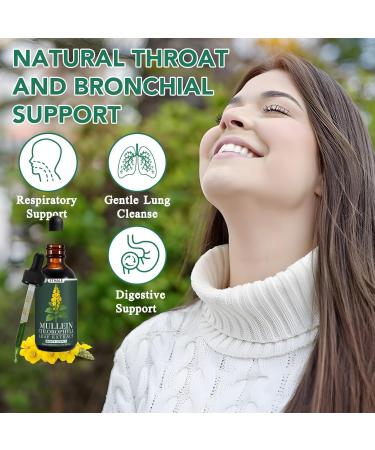 FITactic ETHALE Mullein Drops for Lungs Mullein + Chlorophyll Lung Drops Mullein Leaf Extract with Chlorophyll Mullein Leaf Extract for Lung Cleanse and Respiratory Support (2) - Buy Online on GoSupps.com
