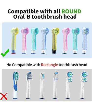 BICUMY Toothbrush Covers - Oral B & Braun Replacement Heads Cap for Travel - Kids & Sensitive Soft Electric Toothbrush Protector - Multicolored - Buy Online on GoSupps.com