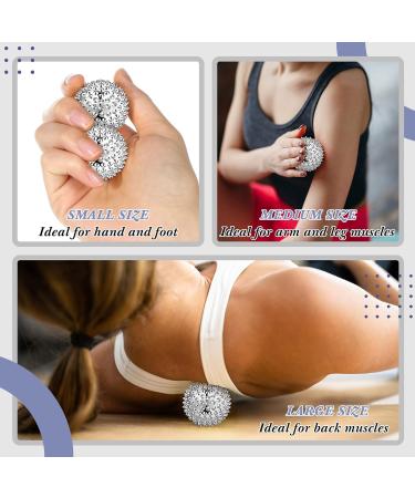 Buy 6 Spiky Magnetic Massage Balls - Igel Acupressure Hedgehog Balls for Stress Relief | Pocket Size (32mm 47mm 56mm) - International Shipping Available - Buy Online on GoSupps.com
