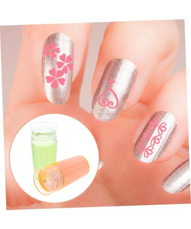 Housoutil 2sets Nail Stamp Set Nail Art Tools Beauty Tools Nail Tools for Nail Art Manicure Tool Image Plate Stamping Manicure Stampers Nail Kit Round Scraper Set Silica Gel 3x3cm As Shown 1 - Buy Online on GoSupps.com