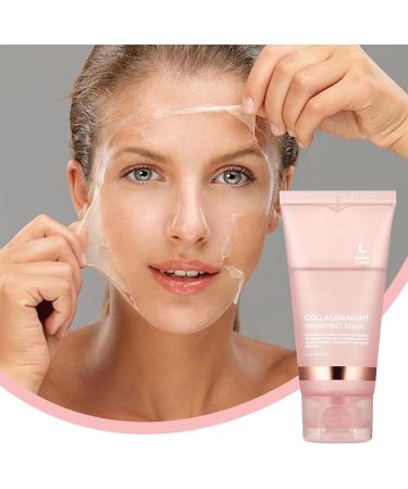 Collagens Night Wrapping Maskss collagens Real Deep Hydrating Maskss collagens Overnight Maskss For Hydrate collagens Overnight Wrapping Peel Off Facial Maskss Smooth Skin Collagens Maskss - Buy Online on GoSupps.com