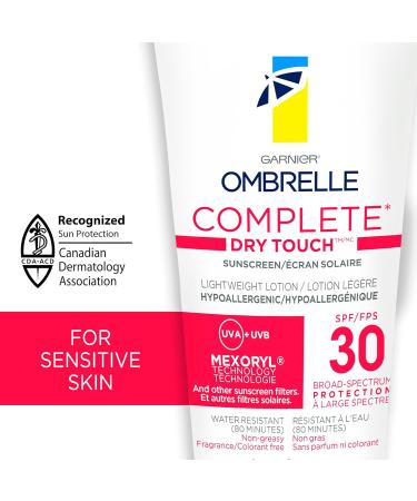 Ombrelle Sunscreen Complete Sensitive Body & Face Lotion SPF 30 Ultra Light Moisturizing Cream Hypoallergenic Fragrance Free 200mL - Buy Online on GoSupps.com
