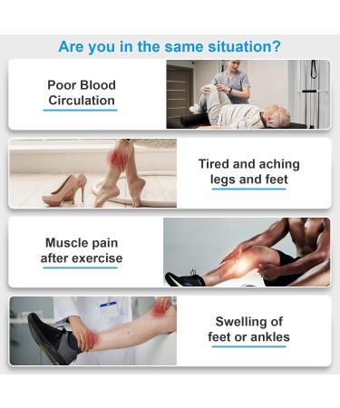 Osito Medic Blood Circulation Stimulator - Enhance Circulation Relieve Knee & Leg Pain 99 Intensity Levels Remote Control - International Shipping Available - Buy Online on GoSupps.com