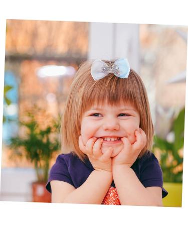 Beaupretty Elegance Kids bow hairpin bow hair tiara crown hair bow hair clips pink kids ribbon bows clips side hair barrettes hair bows for girls kids bows little girl bride Ribbon Graceling - Buy Online on GoSupps.com