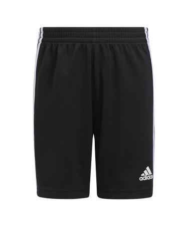 adidas Boys' Classic 3-Stripes Shorts Standard 5 Black