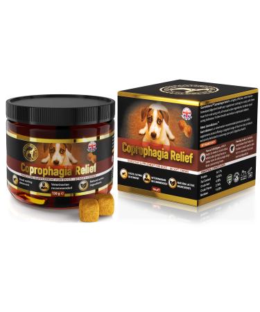 GastroBalance Coprophagia Treatment for Dogs - 60 Scatophagia Dog Kibbles to Deter Dogs from Eating Canine Feces - Bacon Flavor (English)